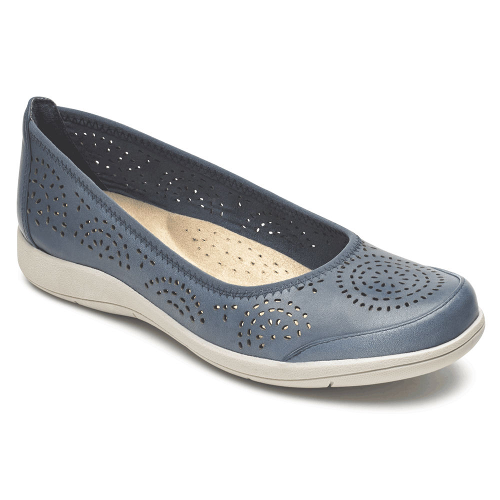 Rockport Slip-On Dam Blå - Daisey Ballet - EWRKV3796